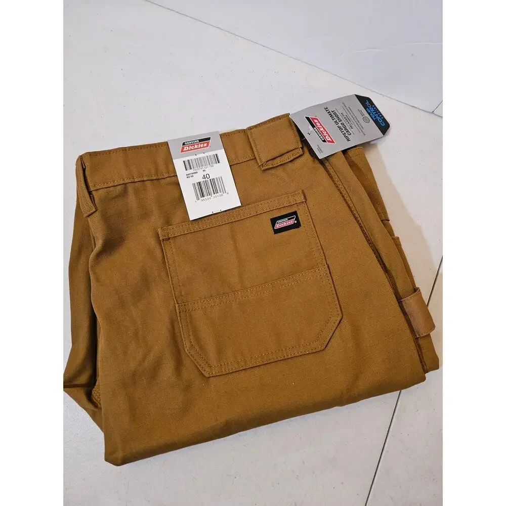 Dickies Men's Ripstop Ultimate Cargo Shorts Utility Work Shorts Size 40 NEW